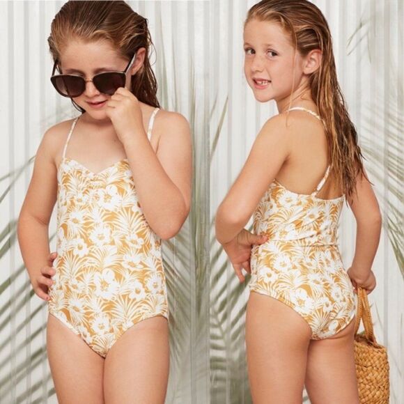 NWT L*SPACE Little High Jump One Piece Swimsuit -4 - Picture 1 of 9